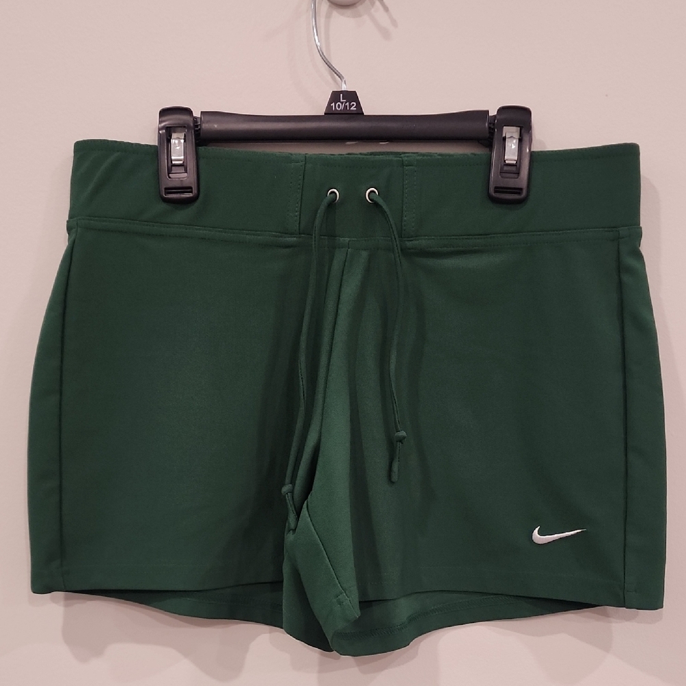 Nike Women's Athletic Shorts in Forest Green